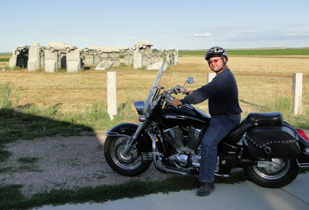 Randy at Carhenge