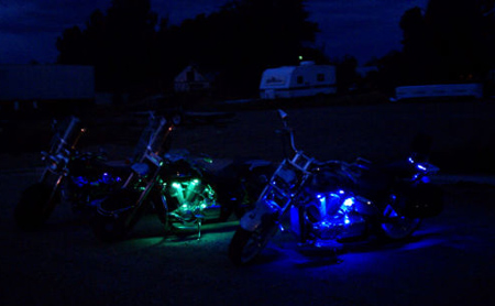 LEDs on motorcycles