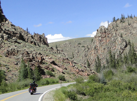 Coming down from North Cochetopa Pass