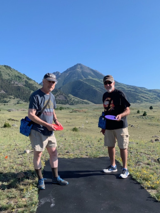 Frisbee golf at Chico