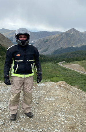 Dennis on Cottonwood Pass