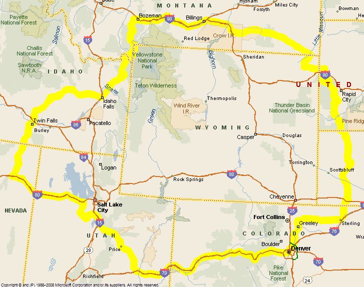 OFMC 2010 route