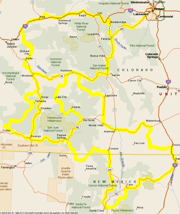 OFMC 2011 route, trip 2